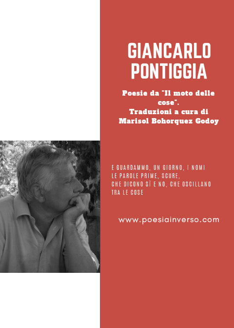 Giancarlo Pontiggia – Poesie da “Il moto delle cose”. Traduzioni a cura di Marisol B. Godoy