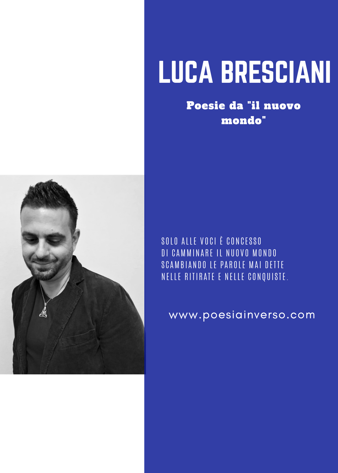 Luca Bresciani – Poesie da “Il nuovo mondo”