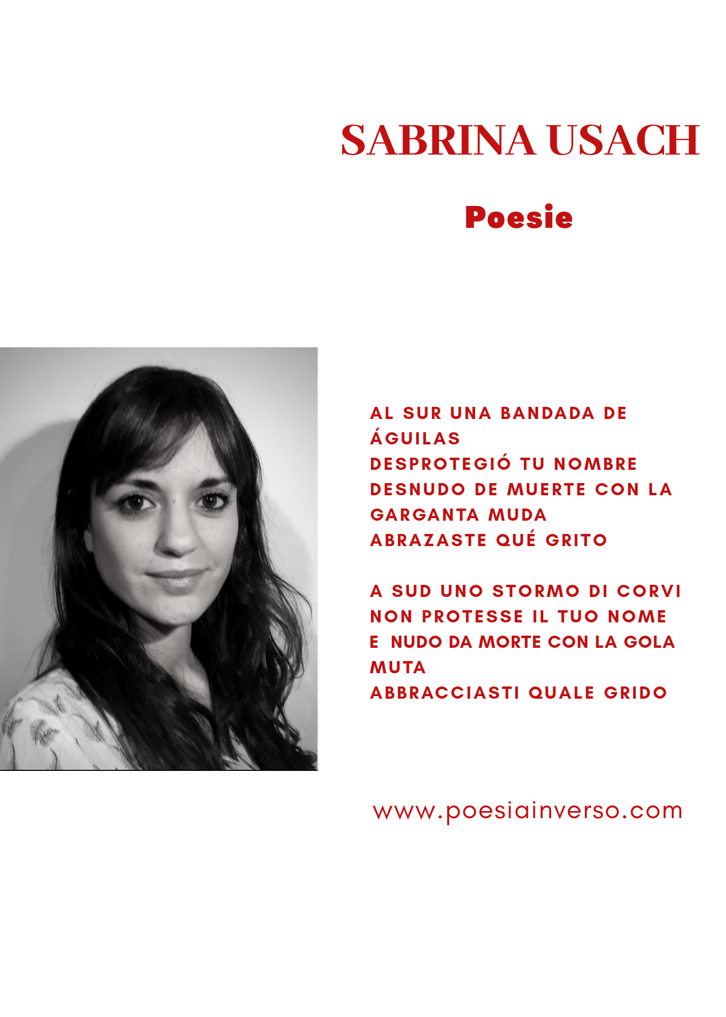 Sabrina Usach – Poesie